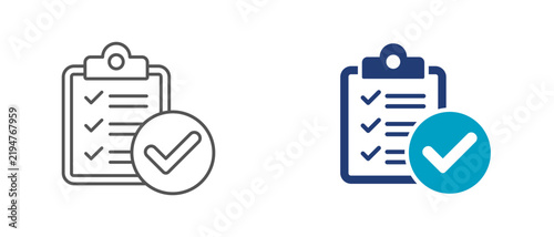 verification icon set, business document verification symbol for approval, compliance, validation, and quality assurance. editable vector illustration