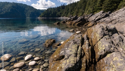 lake in the mountains