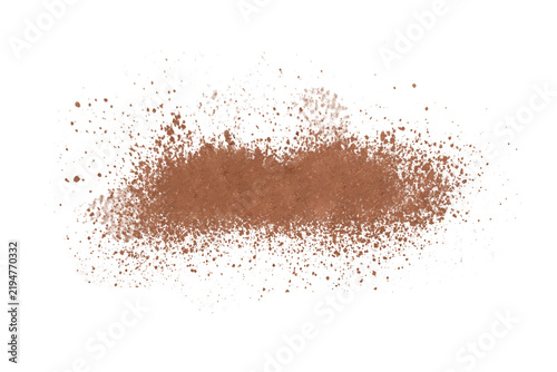 Obraz na płótnie mud splash isolated transparency background.