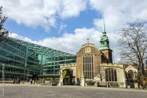 UK, England, London, All Hallows By The Tower church
