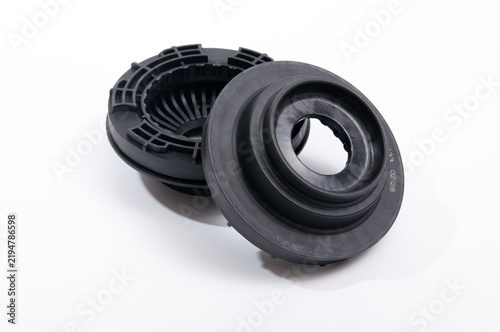 Bearing for front shock absorbers isolated on white background.