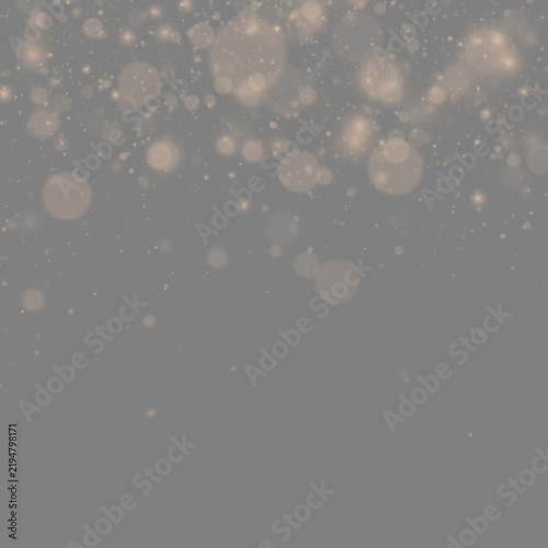 Canvastavla Soft glowing bokeh particles float gently on a dark background