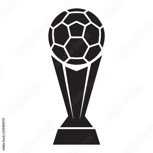 Football Competition Award Trophy Vector