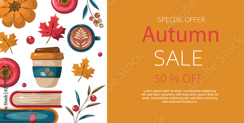 Colorful Fall Sale banner