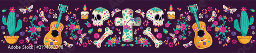 A Borbur pattern for the Day of the Dead
