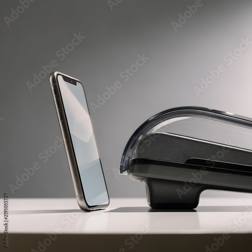 mobile phone on a white background