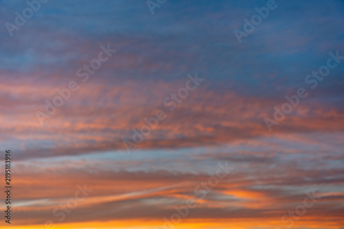 Foto red sky at sunset
