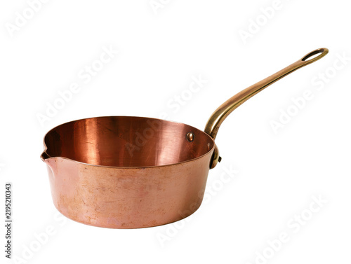 Принти на полотні A classic kitchen cookware piece featuring a polished metallic finish and a stur