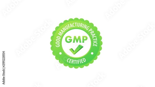 GMP certified good manufacturing practice animation