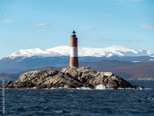 Bild auf Leinwand FARO FIN DEL MUNDO USHUAIA PATAGONIA ARGENTINA