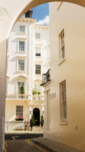 Canvas Print street in the old town