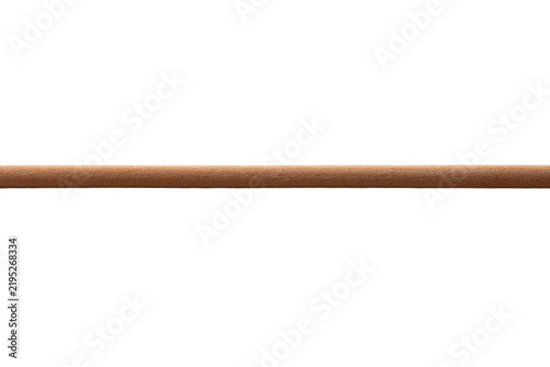 Obraz na płótnie A skewer made of thick cardboard for tying up seedlings, isolated on a white background
