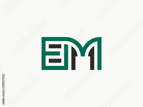 Modern Business Logo Design For A Company With Letter Em Graphics