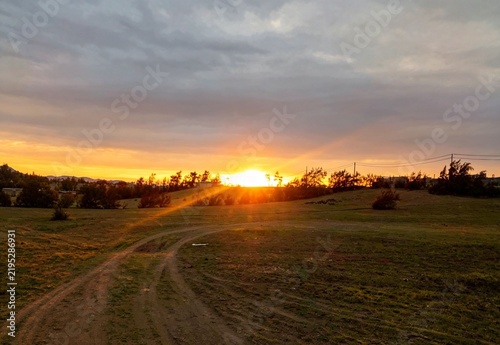 Obraz na płótnie Atardecer
