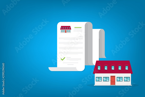 Residential Property Agreement with House and Document
