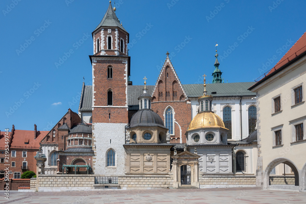 Fototapeta premium Panorama of city Krakow, Poland
