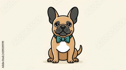Modern Flat Vector Dog Breeds Illustration - Cute Puppy Graphic Assets for Design