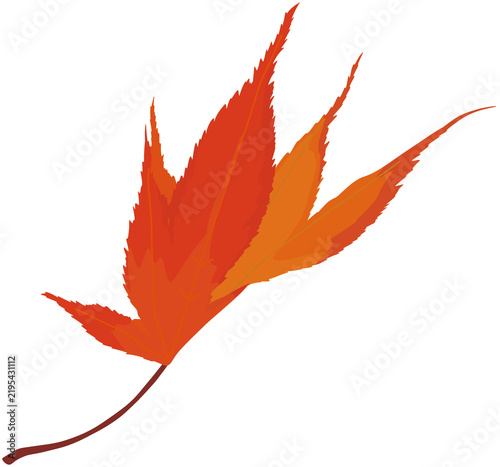 Autumn Leaves Fall Foliage Seasonal Decorative Graphic Element