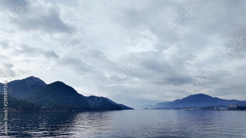 瀬戸内海の島々の風景