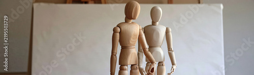 Artistic Study of Two Mannequins