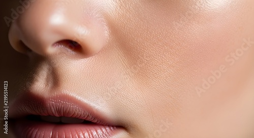 Close-Up Portrait of Person with Whiskers and Closed Eyes