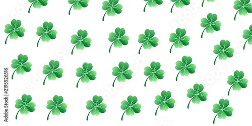 set of green leaves