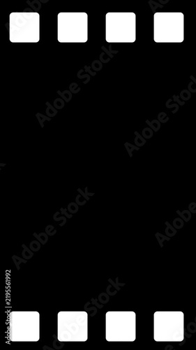 White Square Pattern Frame Scrolling Loop Animation Vertical Video Black Background	