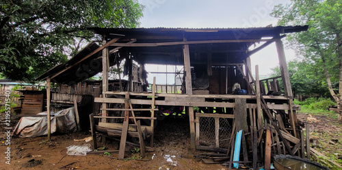 Dilapidated house