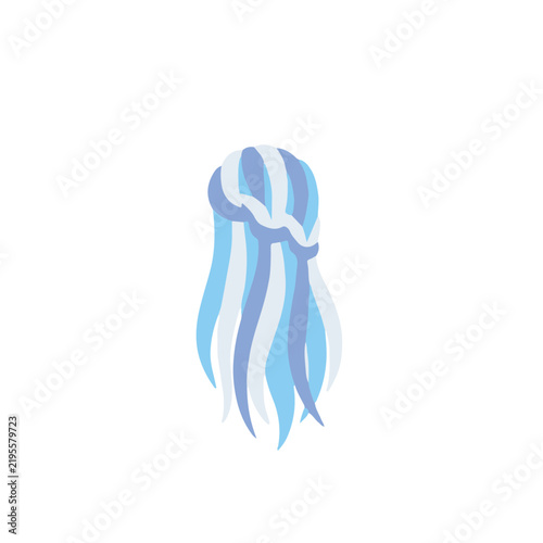 Hair Braid Flat Vector Icon
