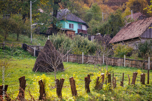 Countryside in Romania at autumn.