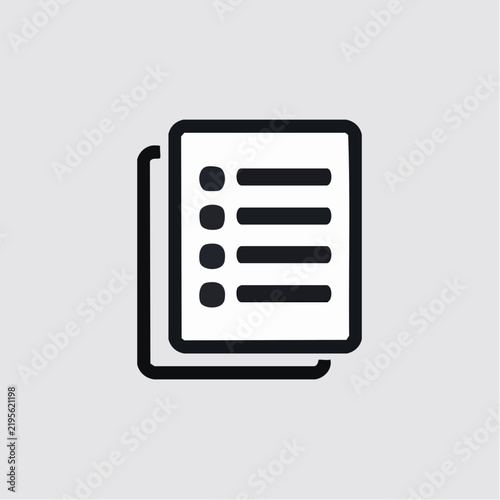 Checklist Document Icon – Task List and Digital File Management