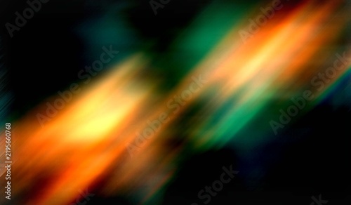Abstract Glowing Orange And Green Light Trail Motion Blur Dynamic Speed Background With Futuristic Laser Energy Flare And Dark Diagonal Backdrop Wallpaper Design
