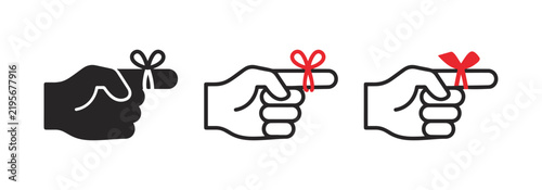 Finger String Reminder Icons