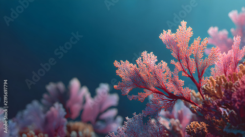 Colorful coral reef