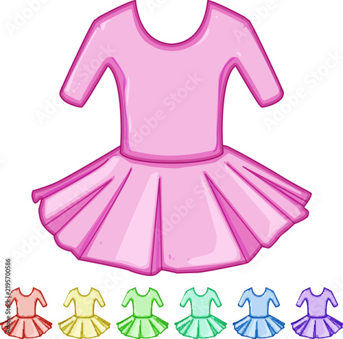 Fotografie elegance ballerina dress cartoon
