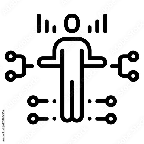 Plakat People Analysis Present Icon