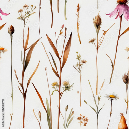 seamless floral pattern with flowers