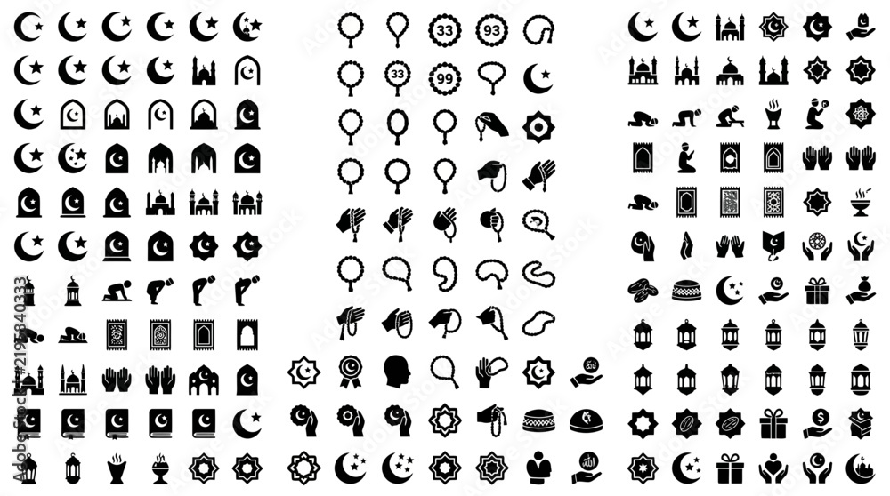 Fototapeta premium Vintage Style Icons Collection Various Symbols Design.