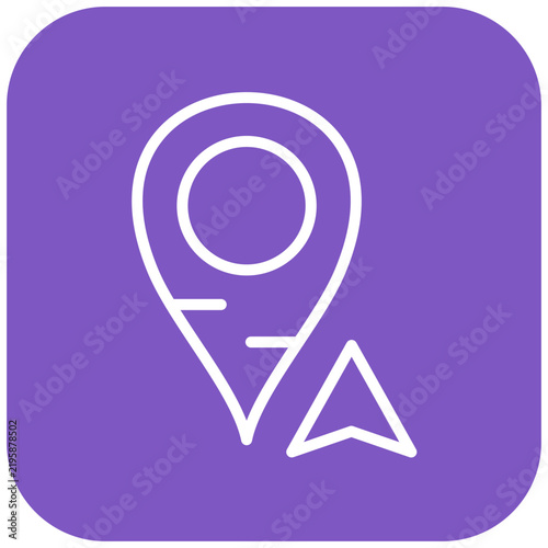 North Arrow Vector Design Icon Style