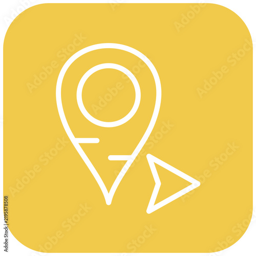 East Arrow Vector Design Icon Style