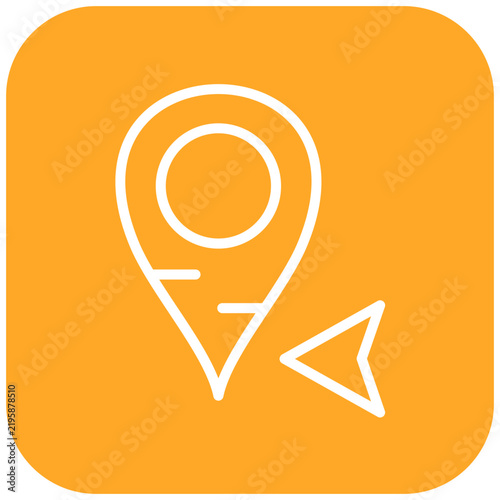West Arrow Vector Design Icon Style