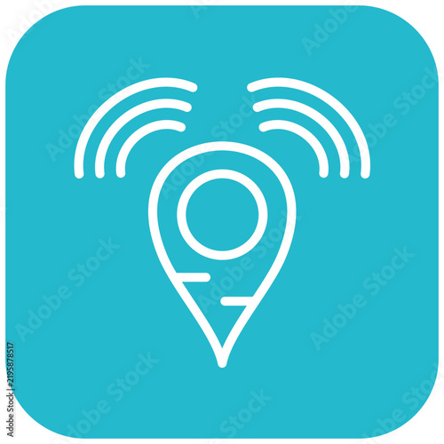 Location Services Vector Design Icon Style