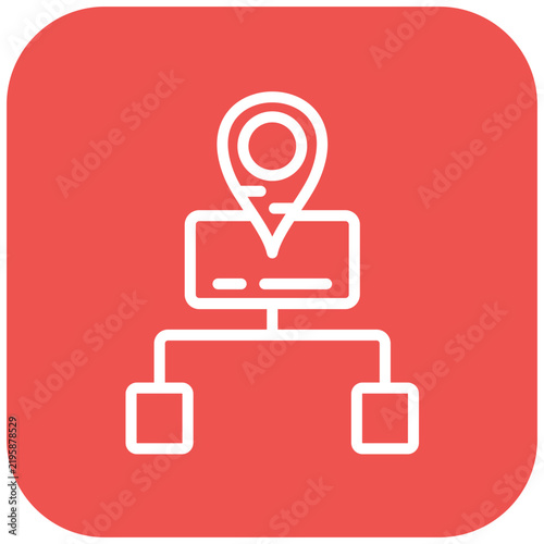 Sitemap Vector Design Icon Style