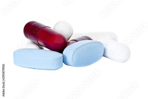 medicine pills isolated bread cut out with no background