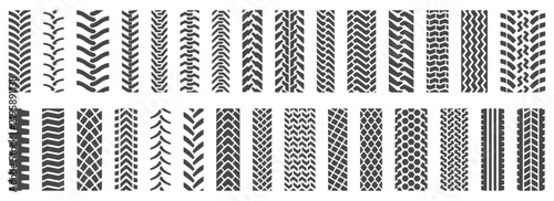 Obraz na płótnie Tire tracks