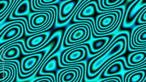 Vibrant Psychedelic Swirls Abstract Background Pattern.