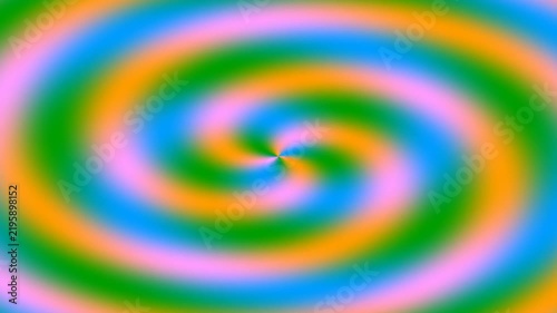 Vibrant Swirl Abstract Background with Psychedelic Colors.