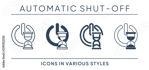 Automatic Shut-Off - Multi-Style Feature Icons