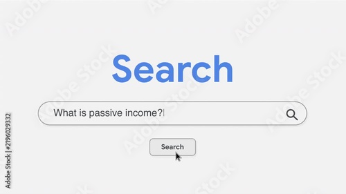 What is passive income Search Prompt