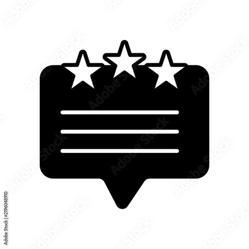 Movie Rating Star Review Board Filled Vector Icon